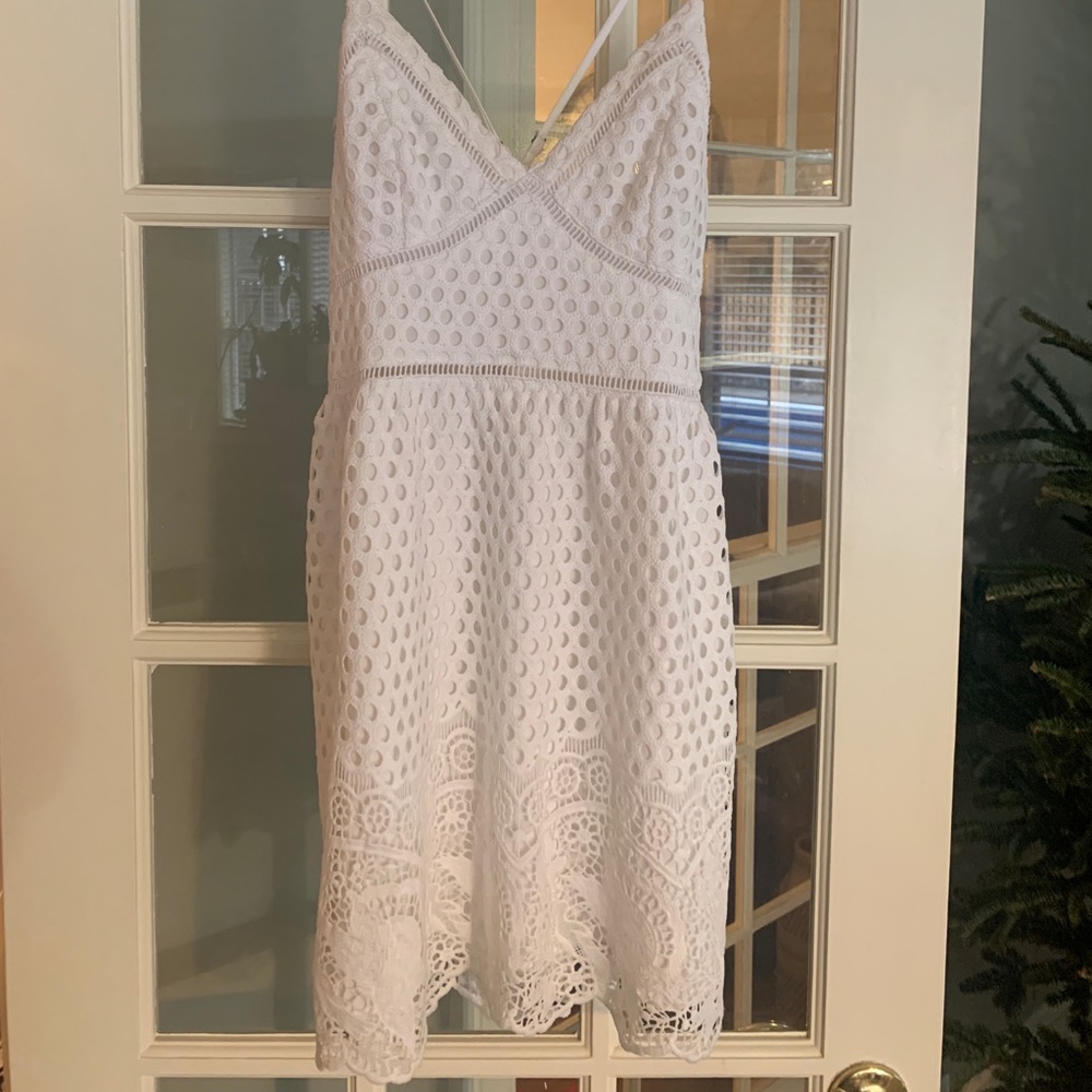 Abercrombie and Fitch white lace Dress